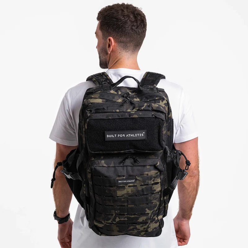 Black Camo Gym Backpack Plus