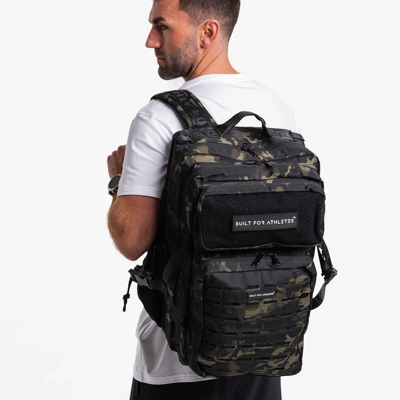 Black Camo Gym Backpack Plus