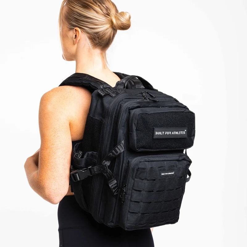 Black Gym Backpack Compact