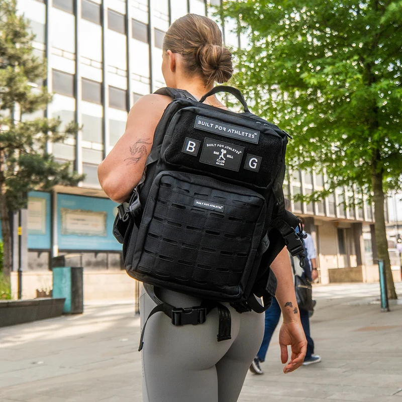 Black Gym Backpack Compact