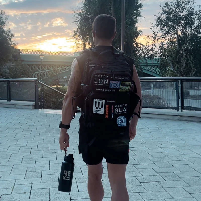 Black Gym Backpack Plus