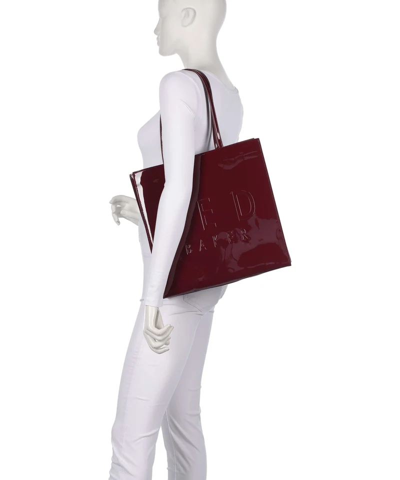 Ted Baker Iconny Cabas oxblood