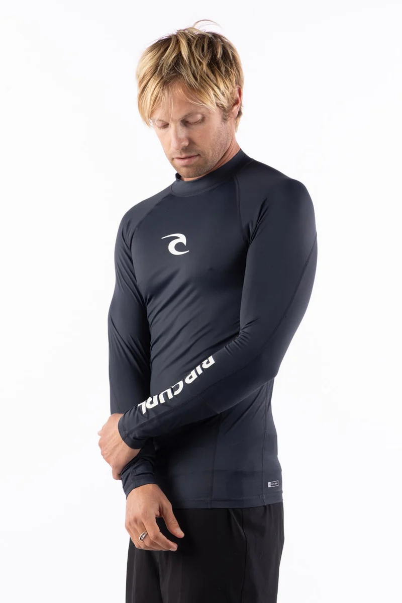 AZ Mens Long Sleeve Tight Fit Rash Vest