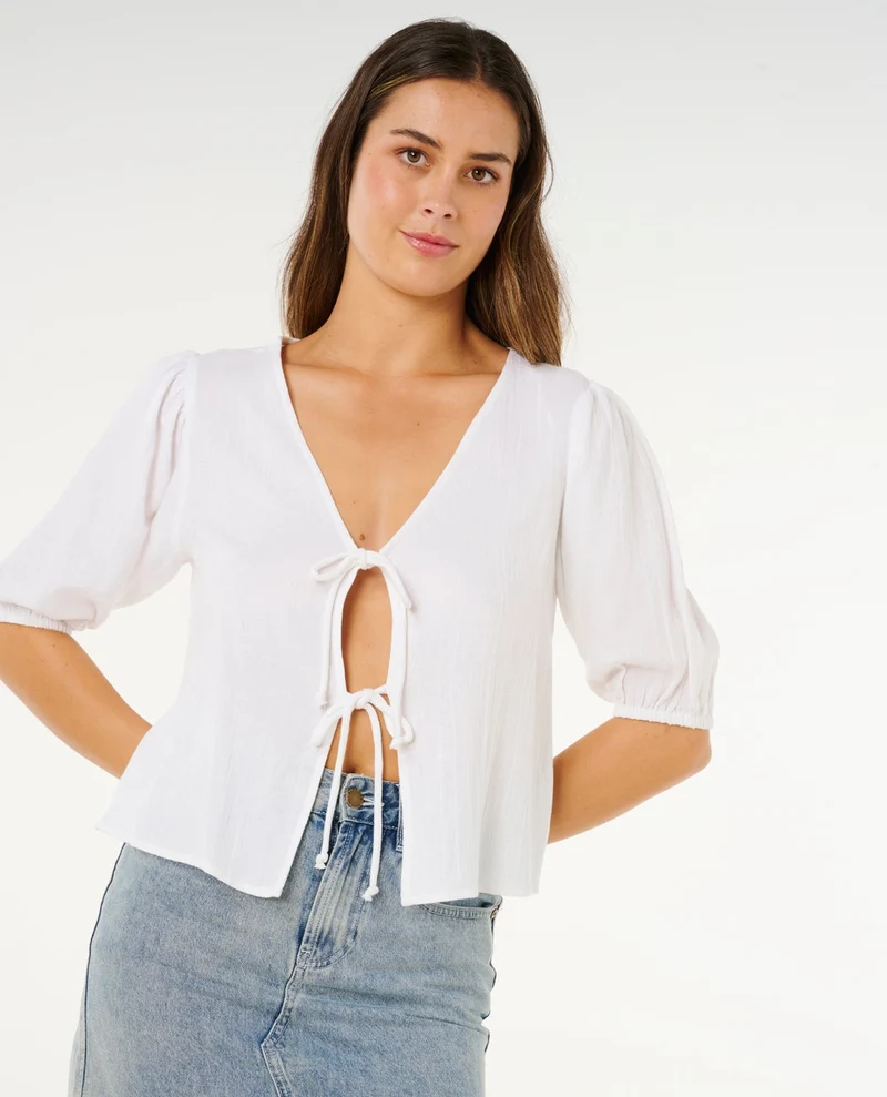 Vibe Surf Tie Front Shirt