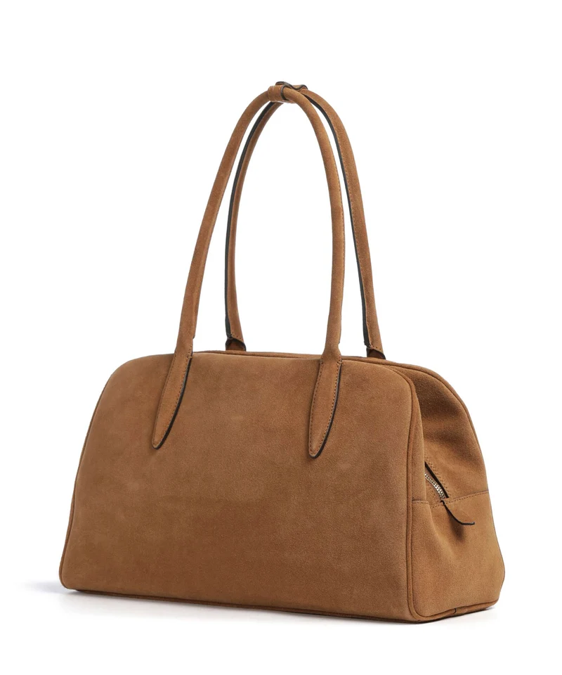 Abro Suede Amara Sac porté épaule cuoio