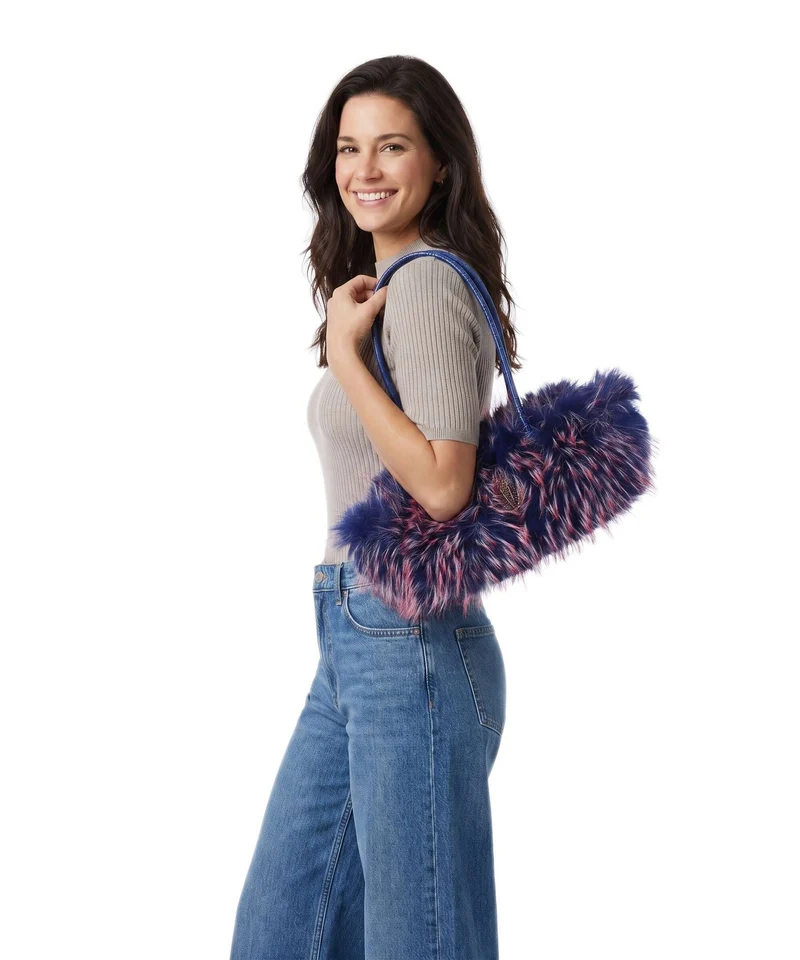Kurt Geiger Sloane Sac porté épaule blue other