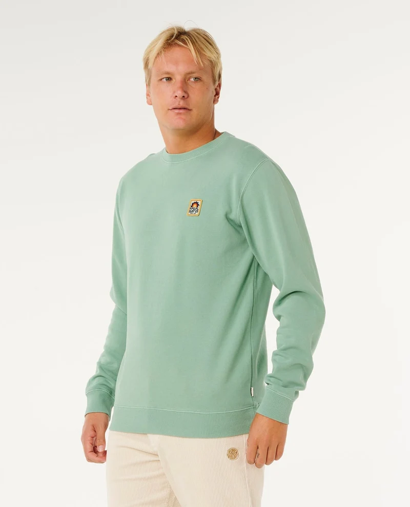 Pacific Rinse Patch Crew Fleece