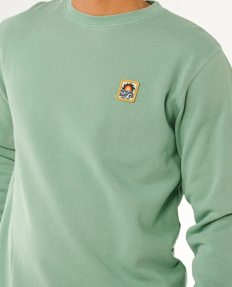 Pacific Rinse Patch Crew Fleece