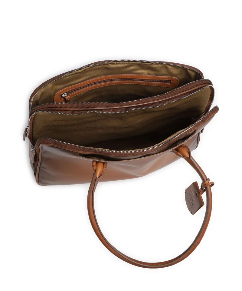 Burkely Ledger Cabas cognac