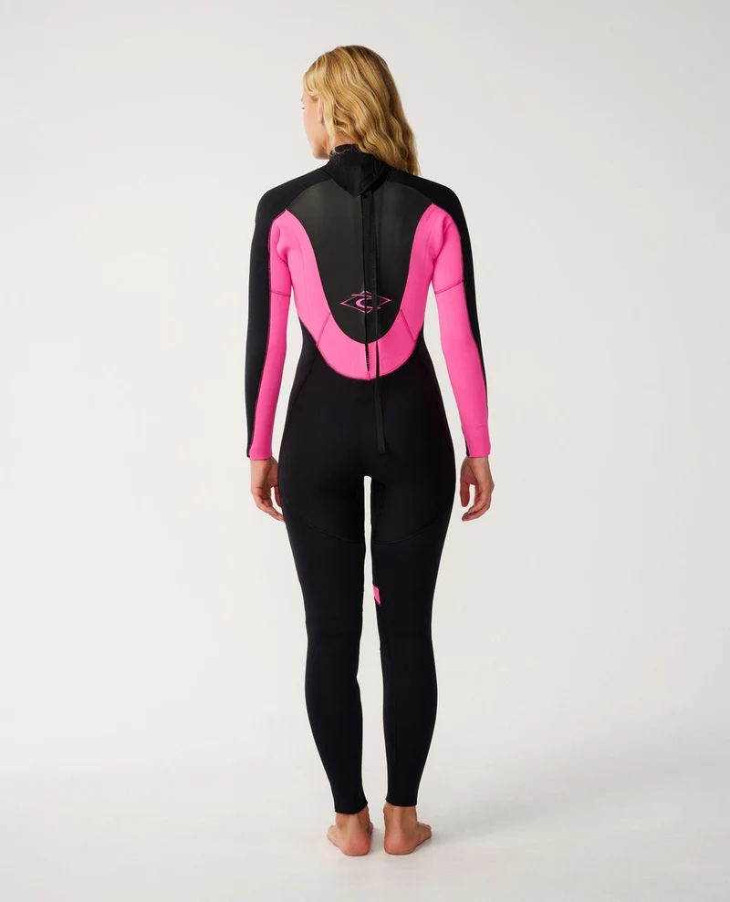 Womens Omega 3/2 Back Zip Wetsuit