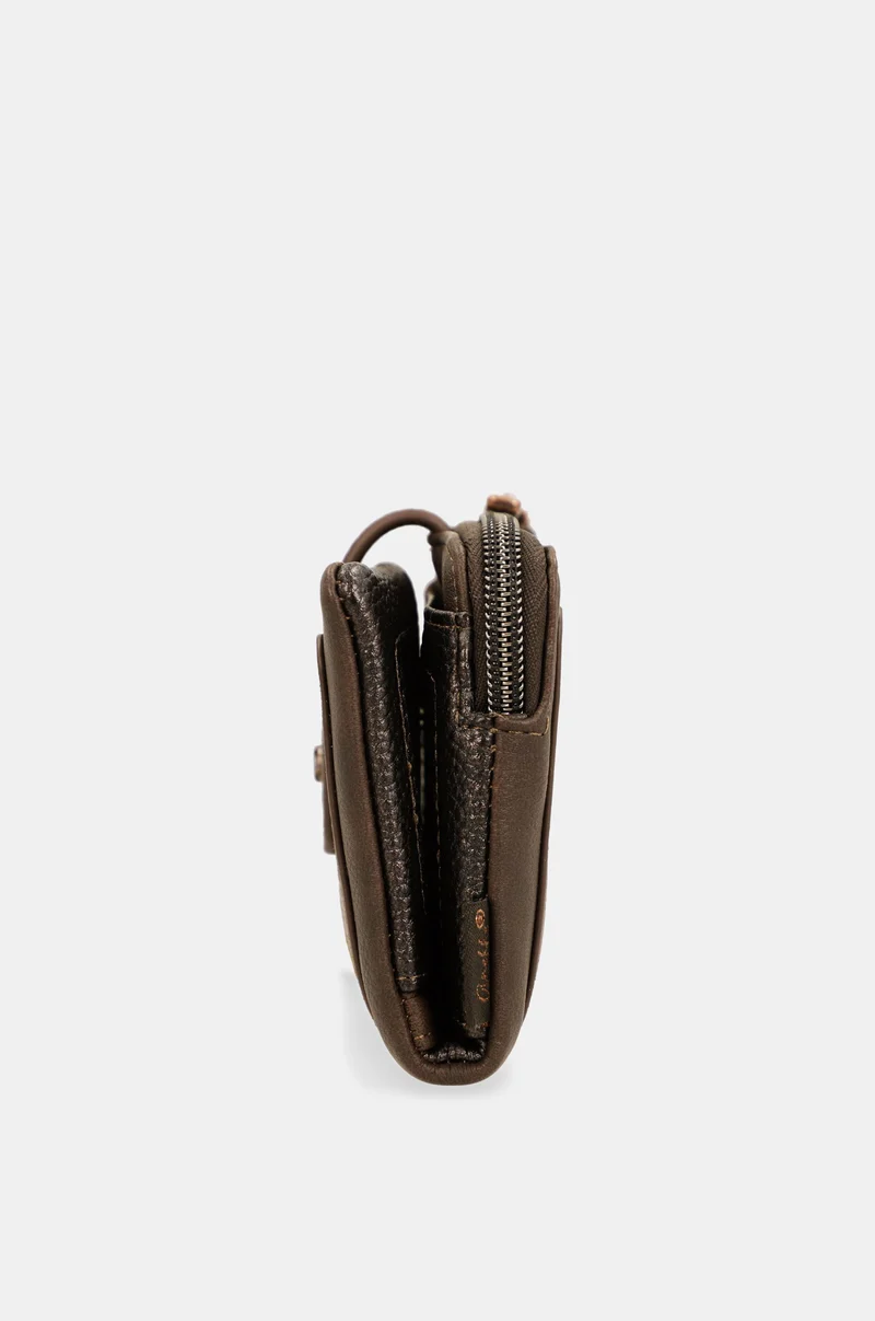 Portefeuille souple de taille moyenne Mocha