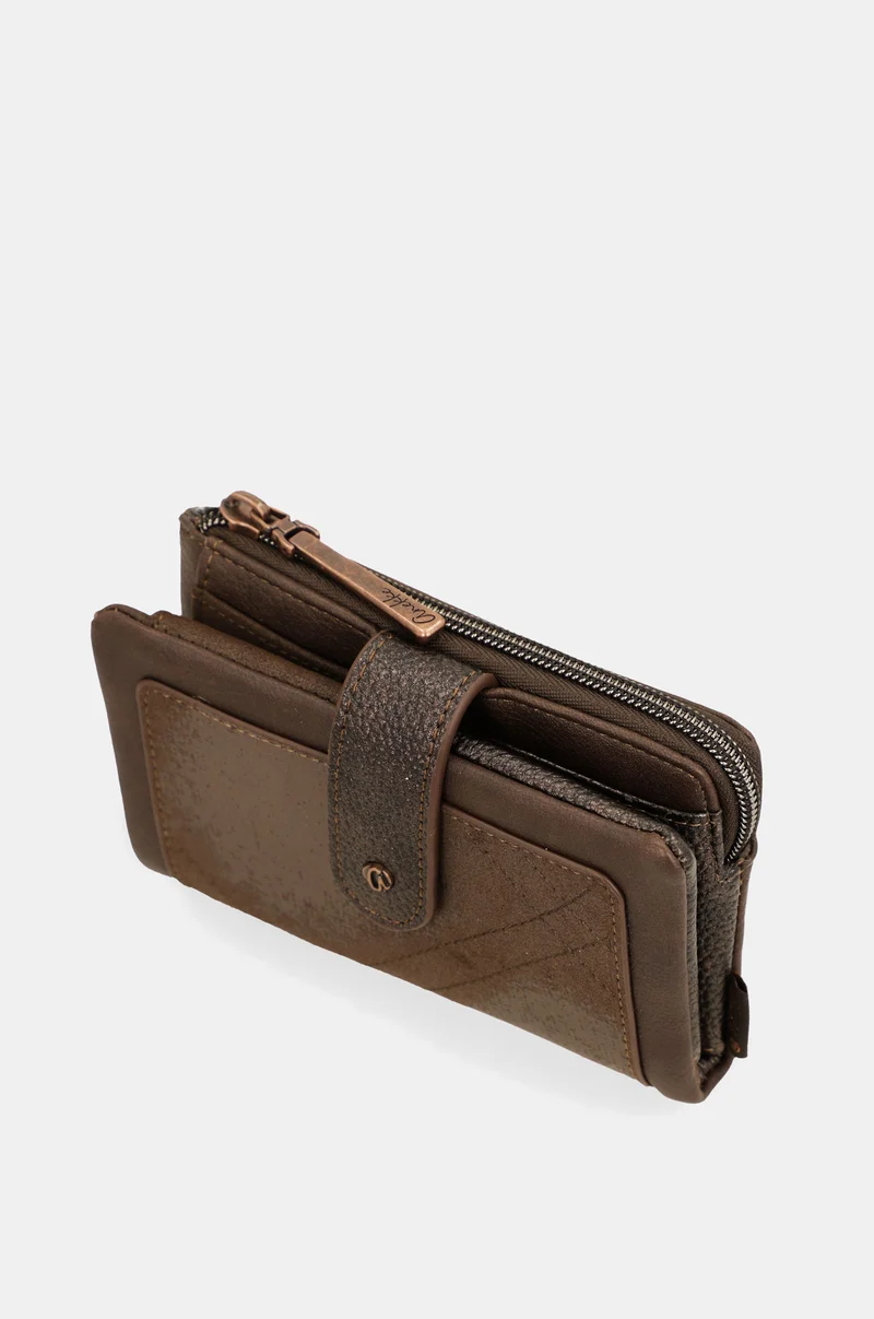 Portefeuille souple de taille moyenne Mocha