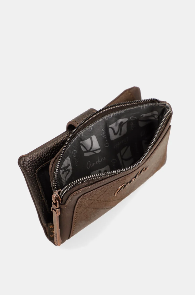 Portefeuille souple de taille moyenne Mocha