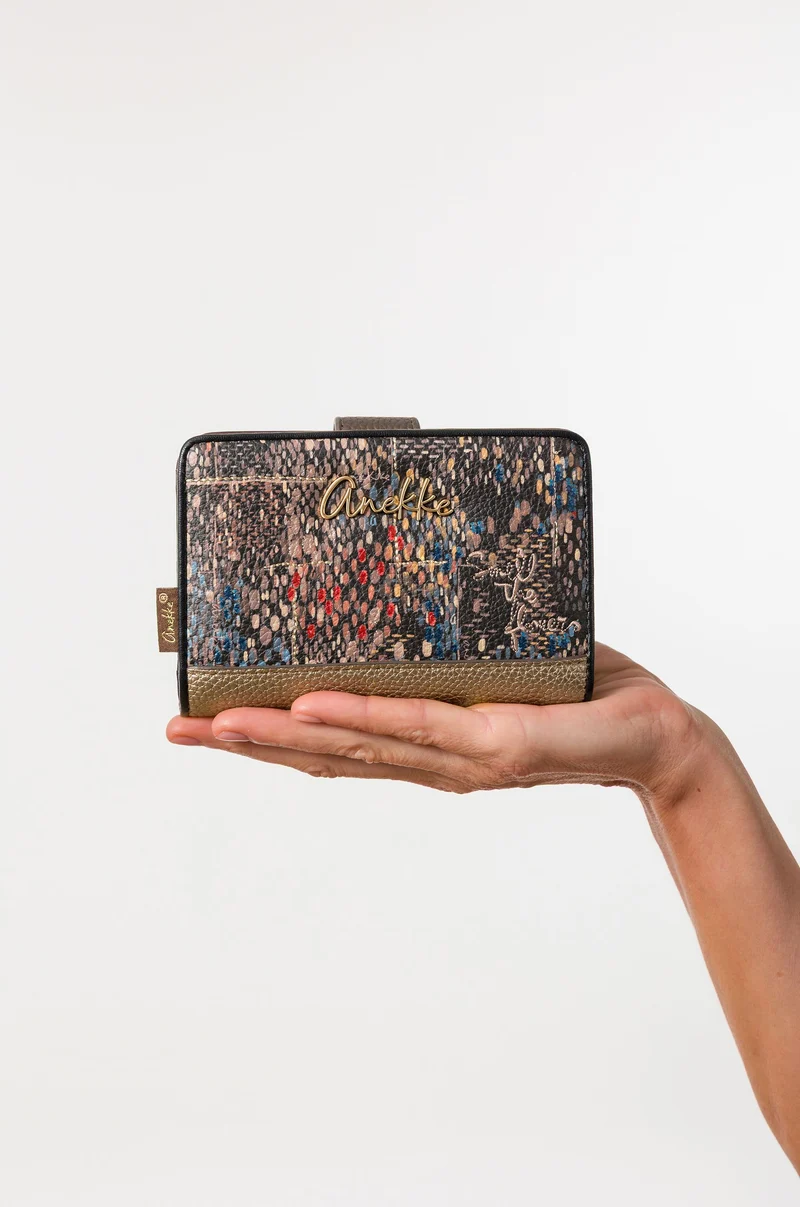 Portefeuille de taille moyenne RFID Blossom