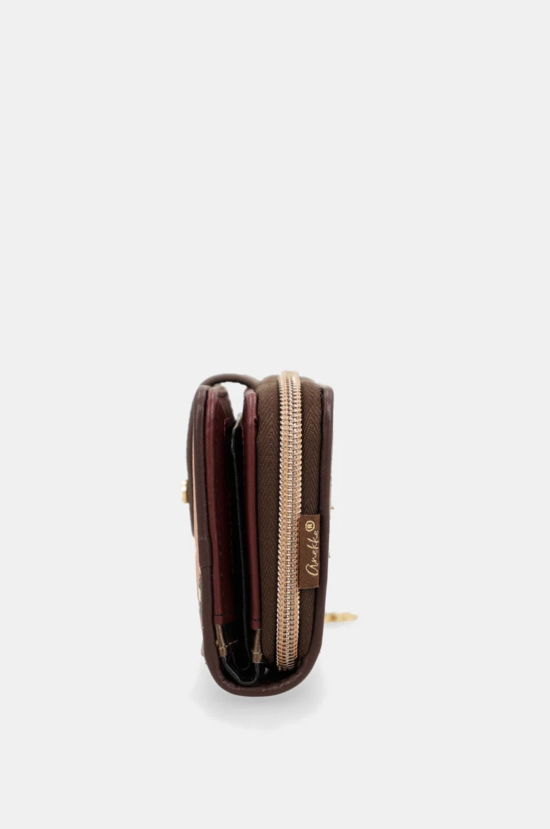 Portefeuille rigide de taille moyenne RFID Blossom