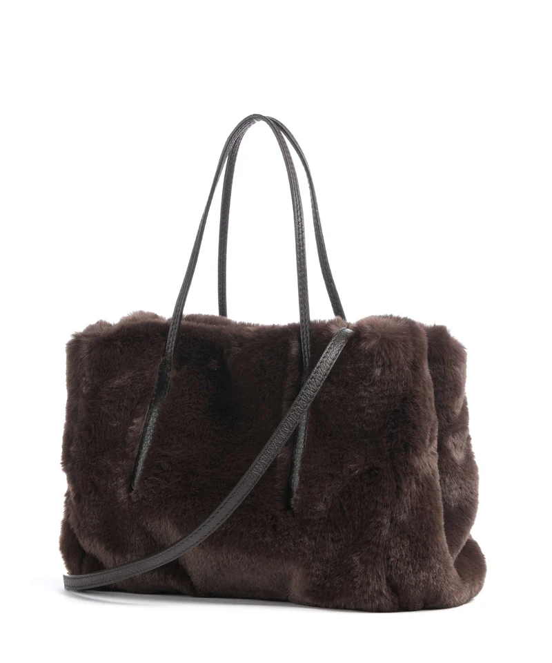 Abro Fur Noelle Sac à main dark brown