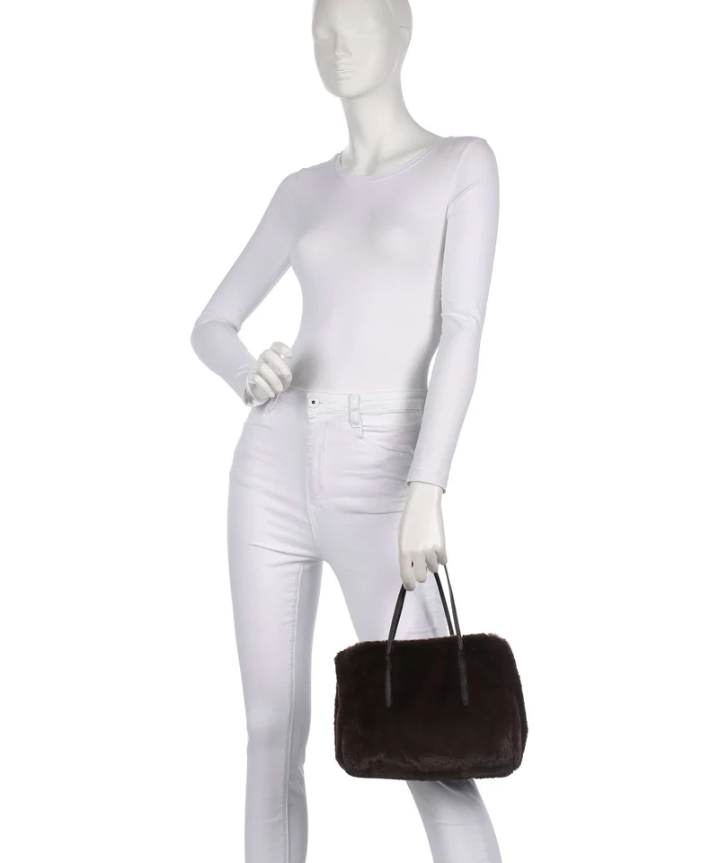 Abro Fur Noelle Sac à main dark brown