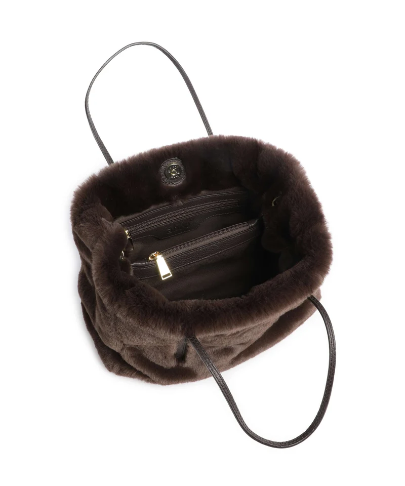 Abro Fur Noelle Sac à main dark brown