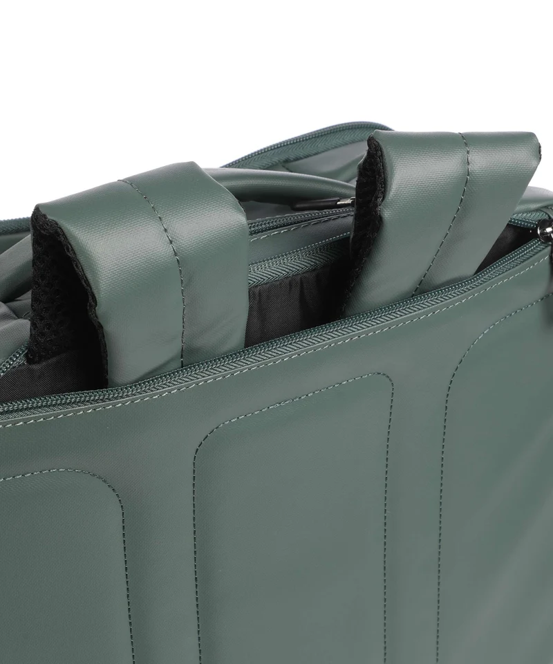Mandarina Duck Coated Sac à dos à roulettes deep green