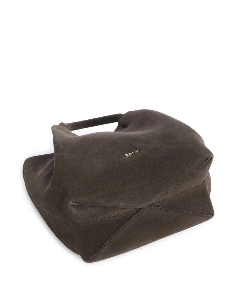 Abro Suede Essential Small Sac à main dark brown