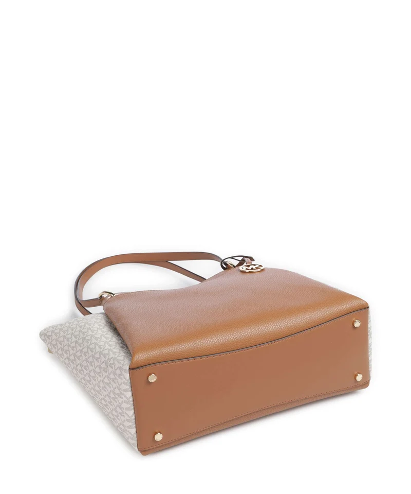 Michael Kors May Large Cabas vanilla/acorn