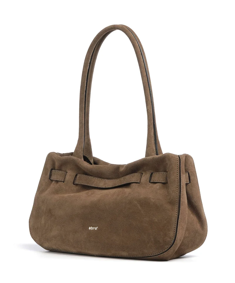 Abro Suede Jill Sac porté épaule khaki