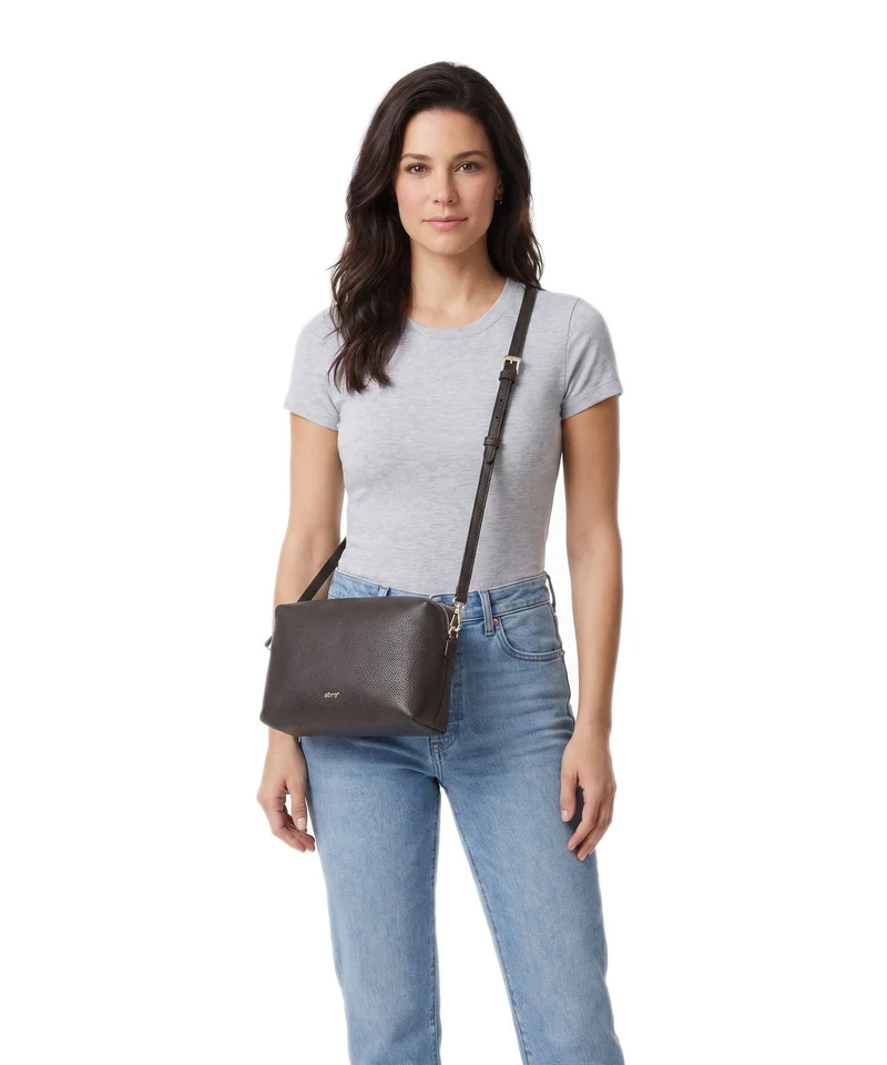 Abro Agave Kaia Sac bandoulière dark brown