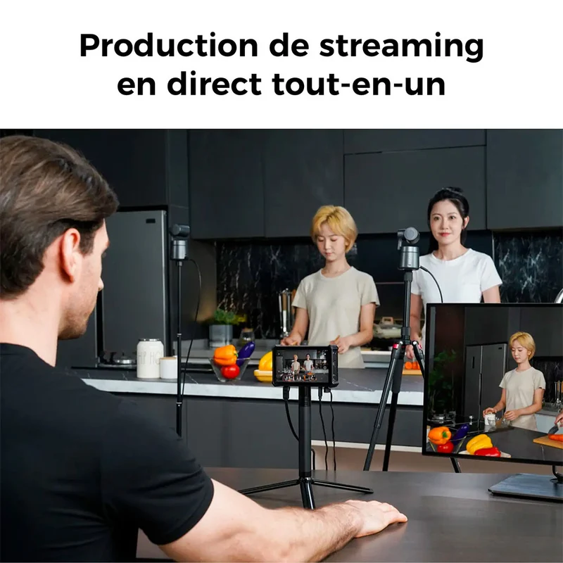 Studio de diffusion en direct Multi-Cam OBSBOT Talent