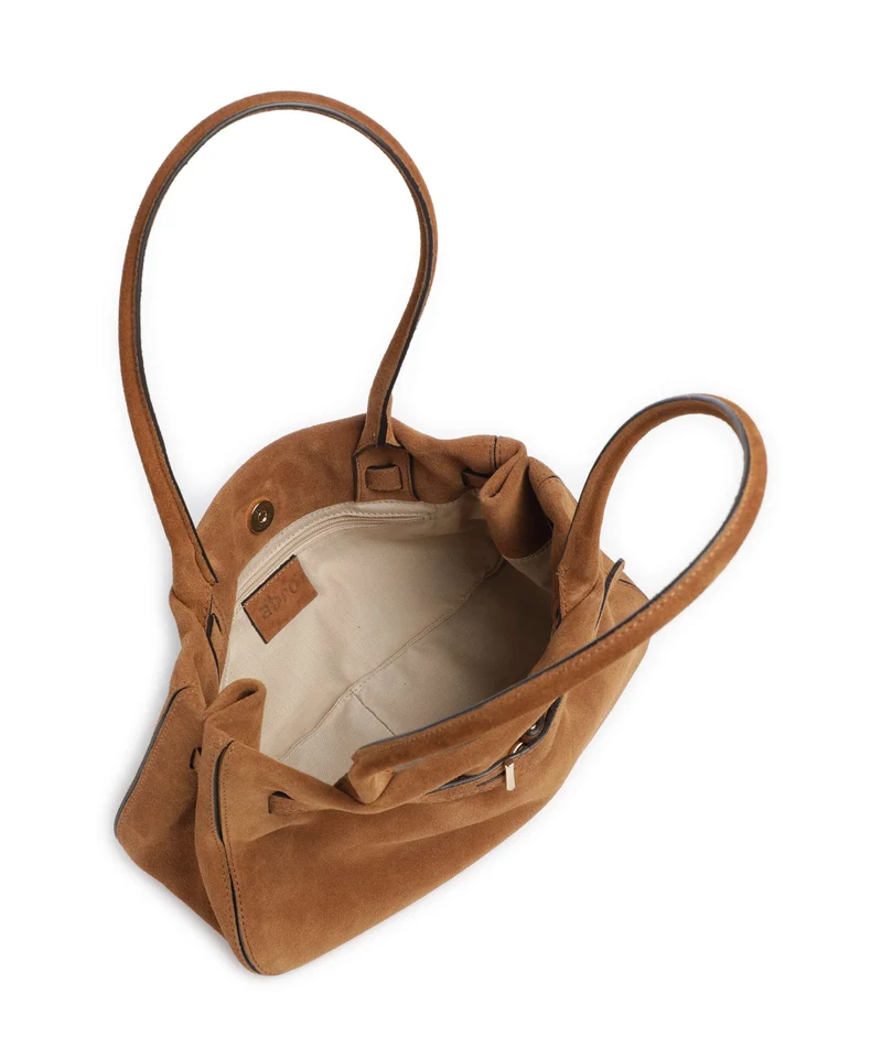 Abro Suede Jill Sac porté épaule cuoio