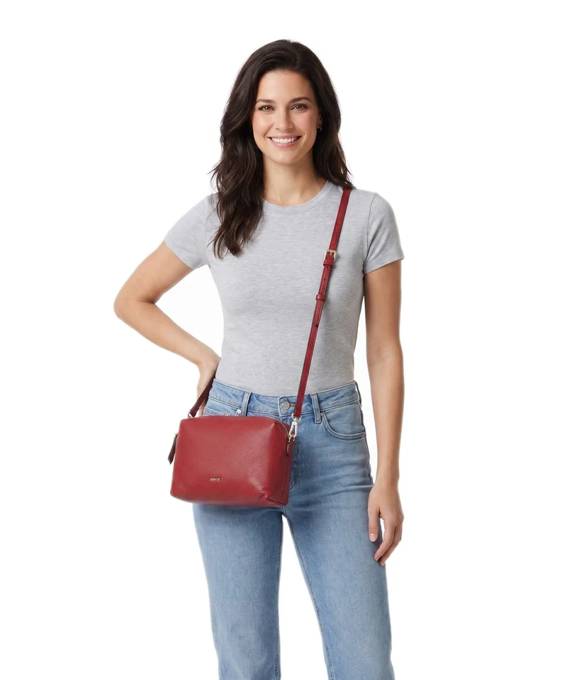 Abro Agave Kaia Sac bandoulière ruby