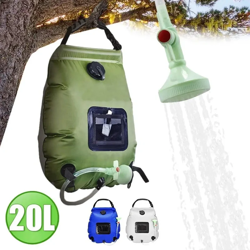 Douche Solaire Portable 20 l | Chauffage Rapide Écologique
