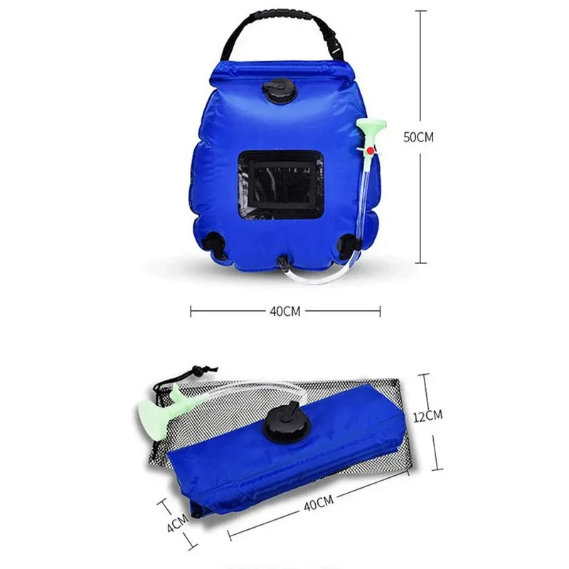Douche Solaire Portable 20 l | Chauffage Rapide Écologique