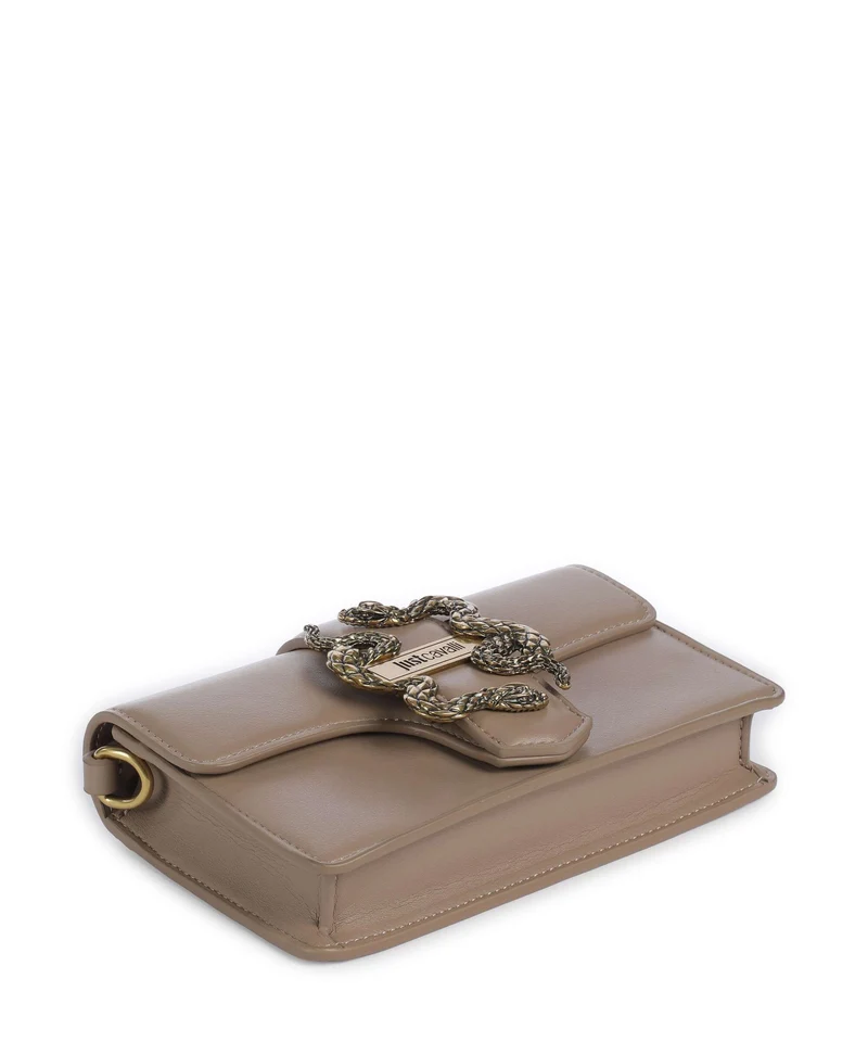 Just Cavalli Iconic Snakes Sac bandoulière tan