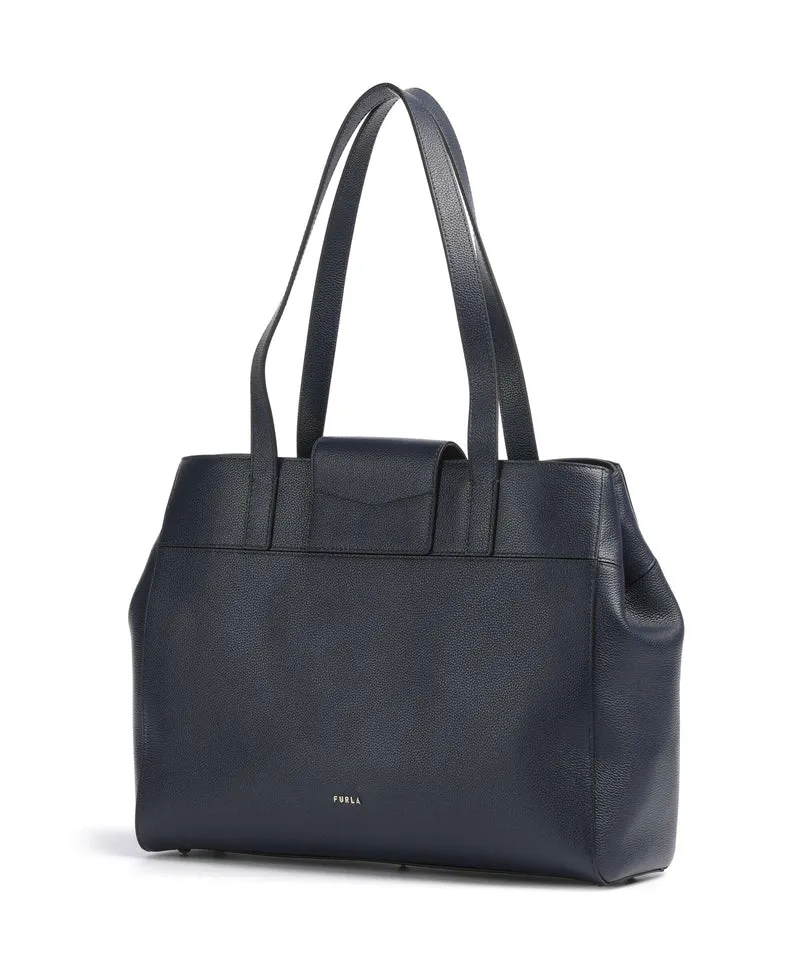 Furla Amelia L Cabas ink blue