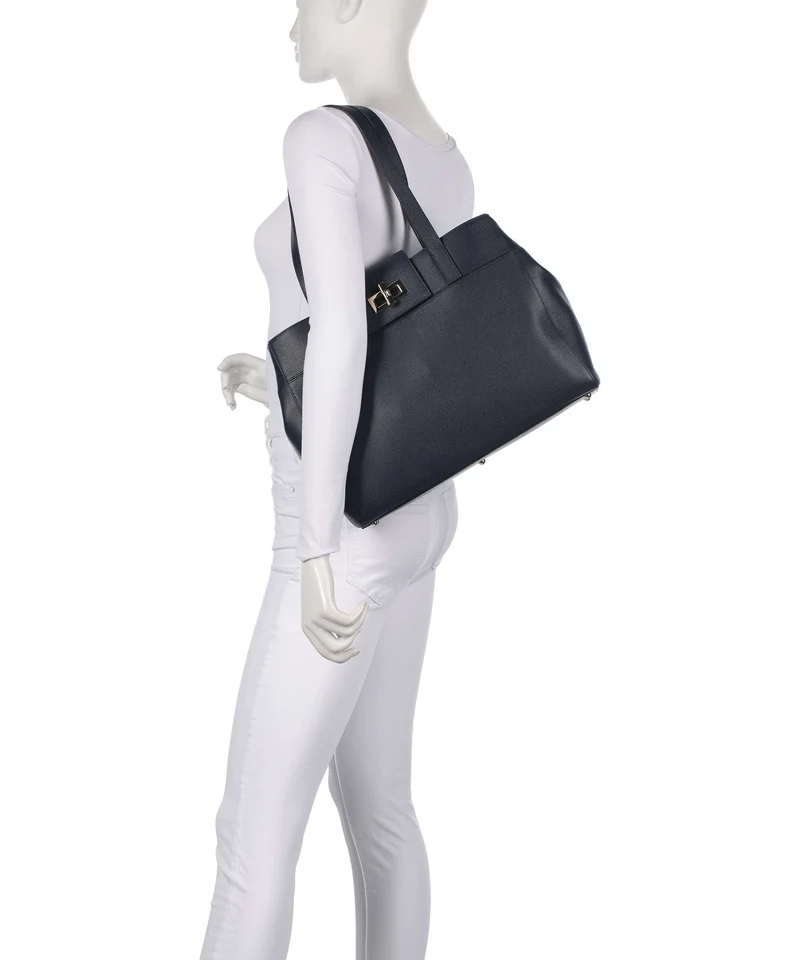Furla Amelia L Cabas ink blue