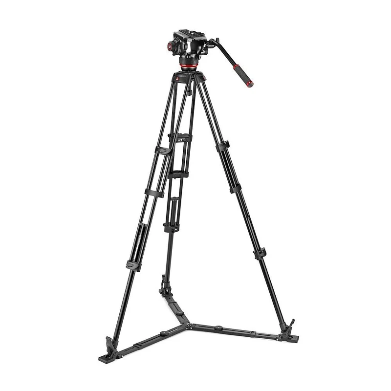 Trépied à Double Tube en Aluminium avec Tête Vidéo Fluide 504X