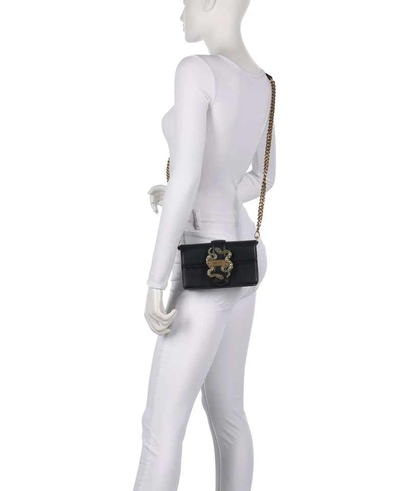 Just Cavalli Iconic Snakes Sac bandoulière black