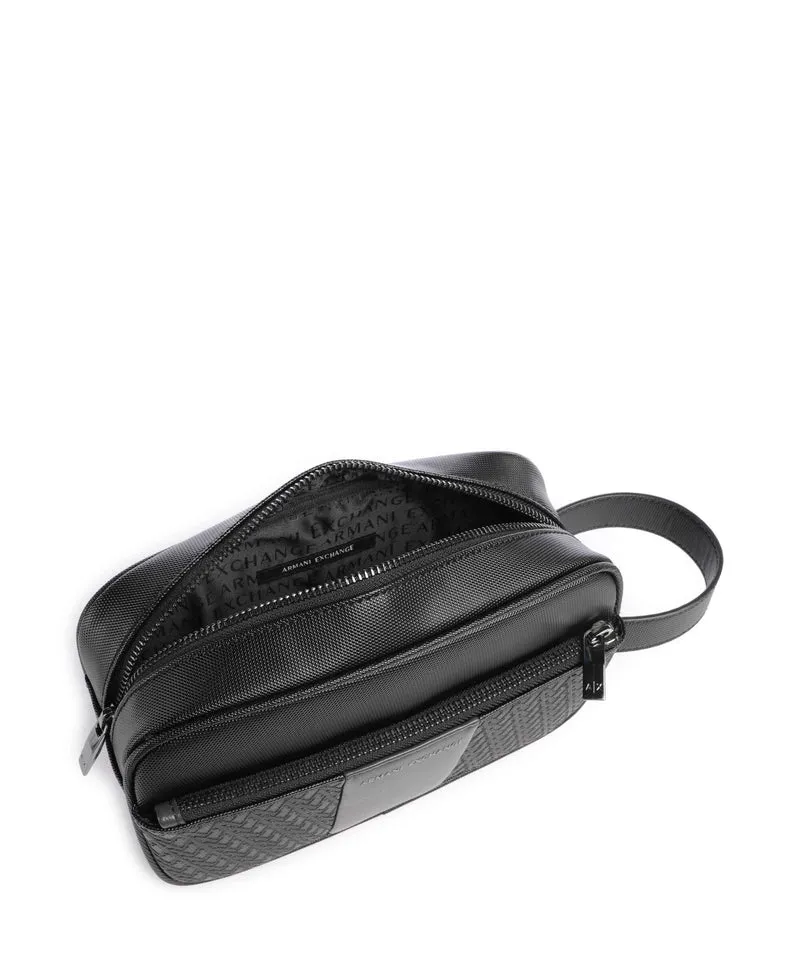 Armani Exchange William Trousse de toilette black/forged iron