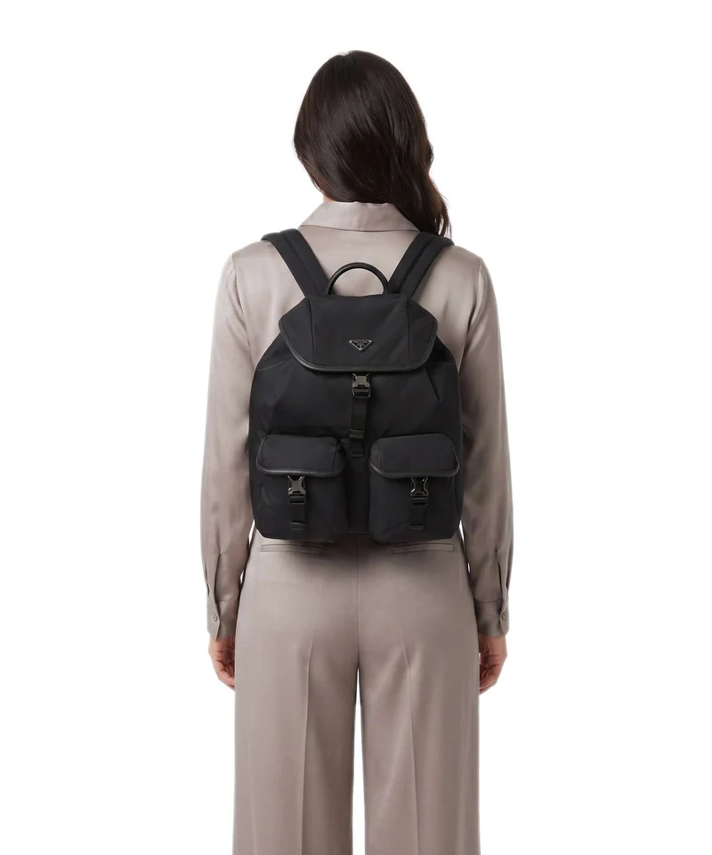 Emporio Armani Nylon Recycled Sac à dos black beauty