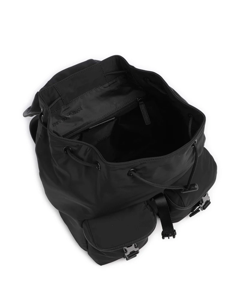 Emporio Armani Nylon Recycled Sac à dos black beauty