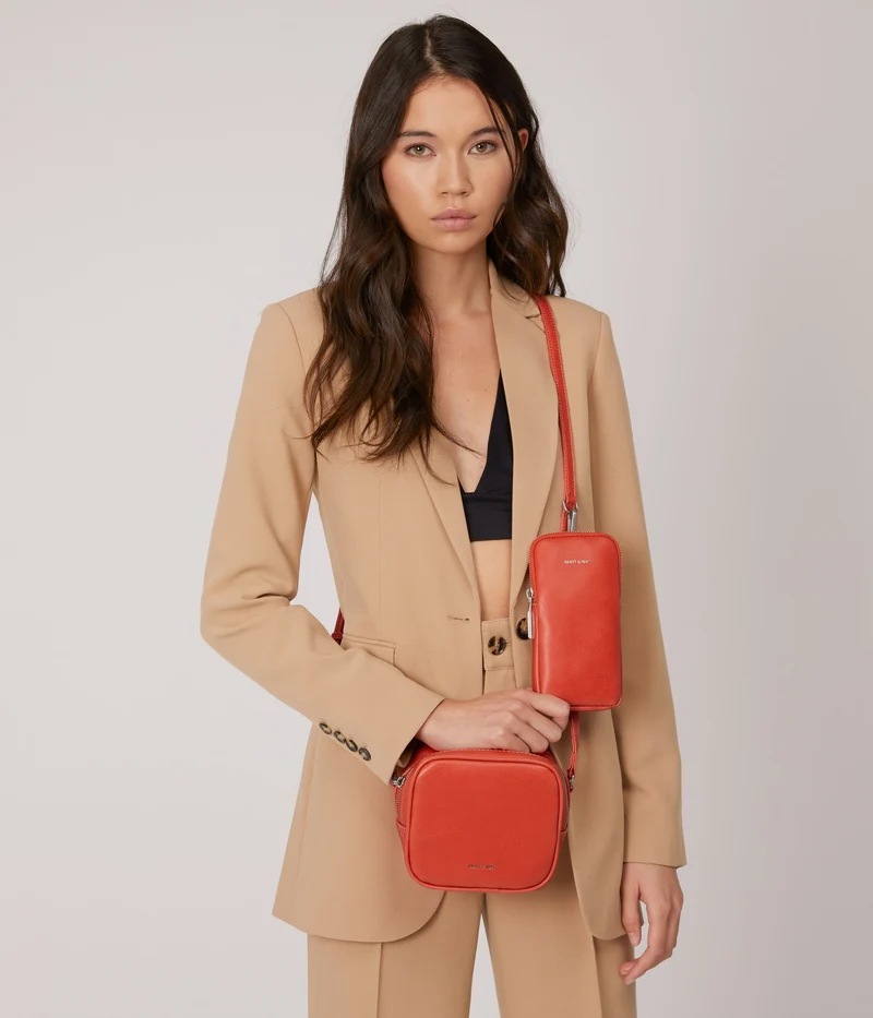 SWAE Sac à bandoulière végétalien - Vintage