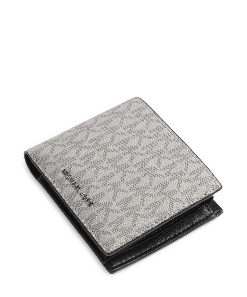 Michael Kors Hudson Portefeuille nickel