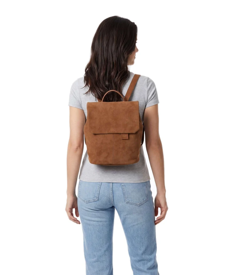Zwei Mademoiselle.M MR8 Sac à dos nubuk/cognac