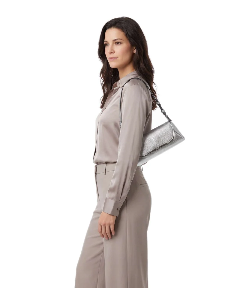 Abro Shimmer Park Sac porté épaule silver