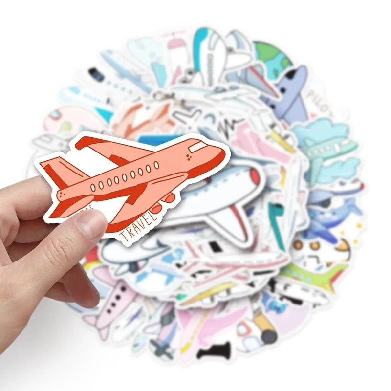 Stickers Valise Voyage | 50 Autocollants Pvc