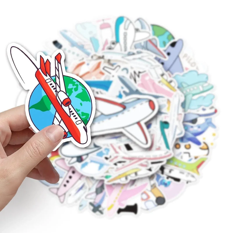 Stickers Valise Voyage | 50 Autocollants Pvc