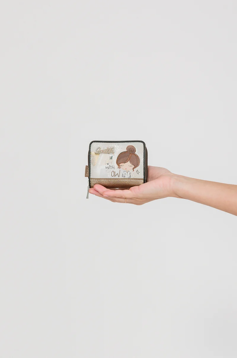 Petit portefeuille rigide RFID Sophia