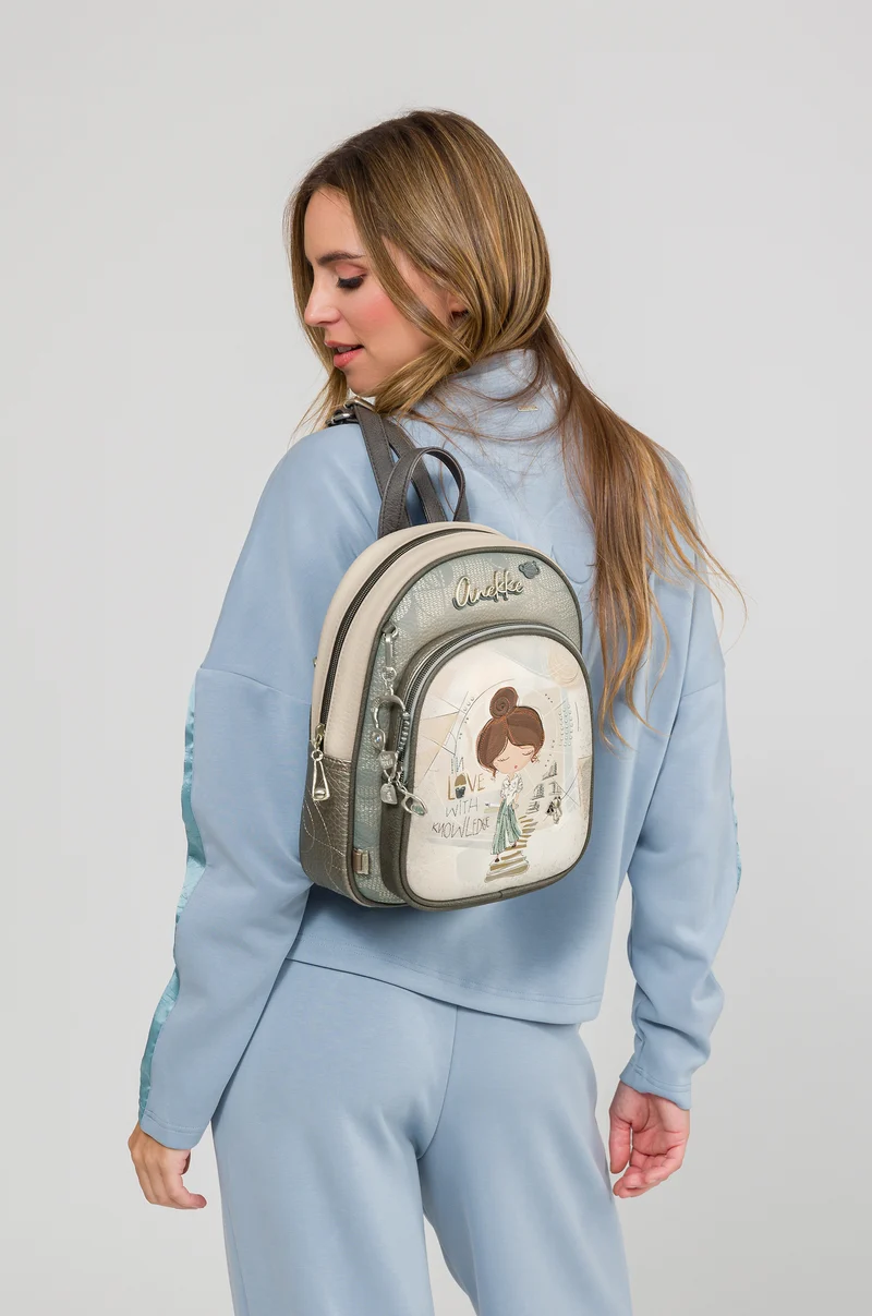 Sac à dos à poche frontale Sophia