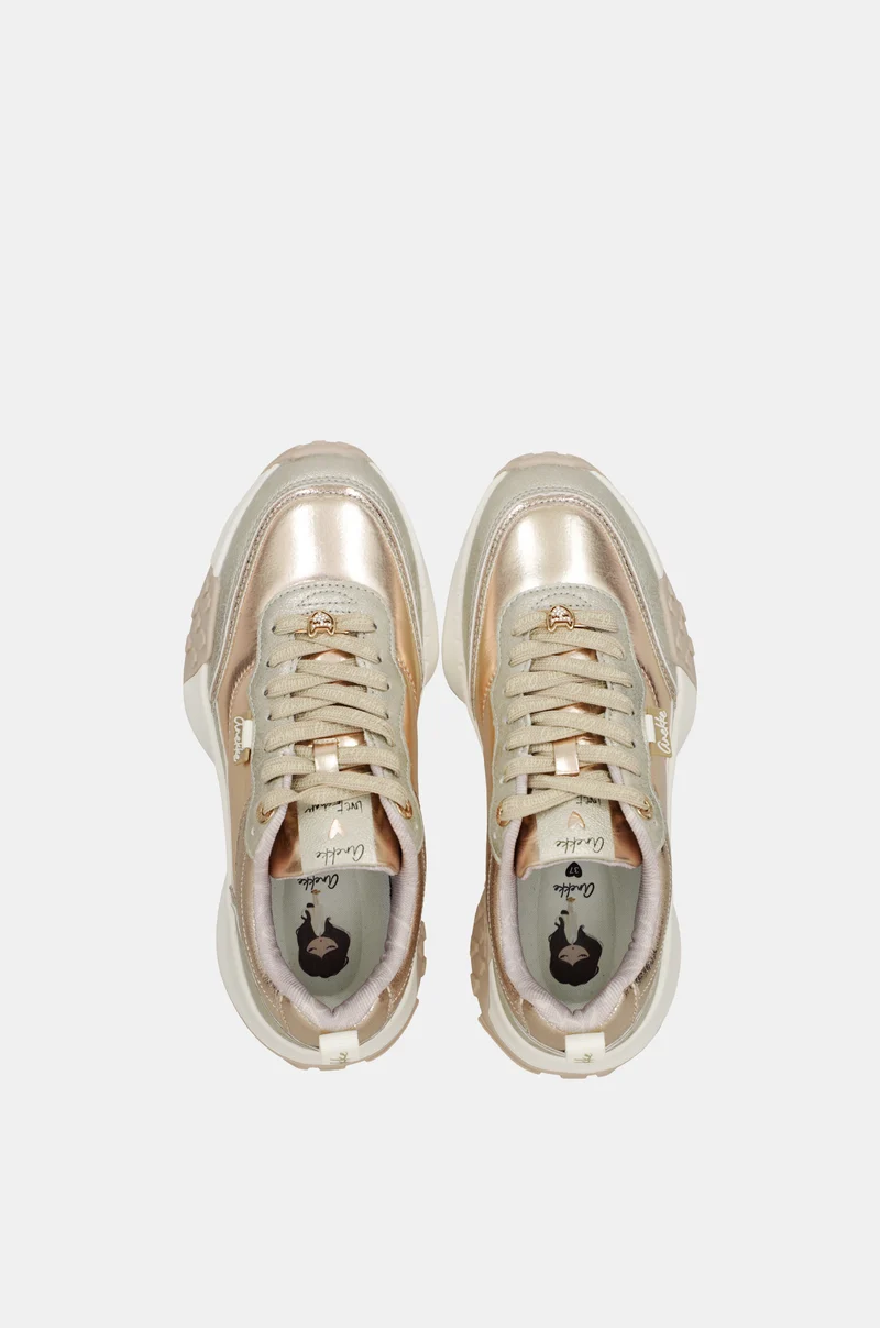 Sneakers dorés