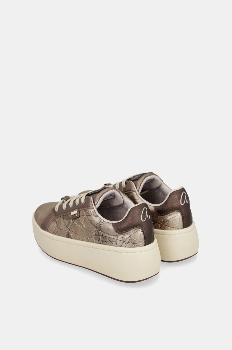 Sneakers cuivrés